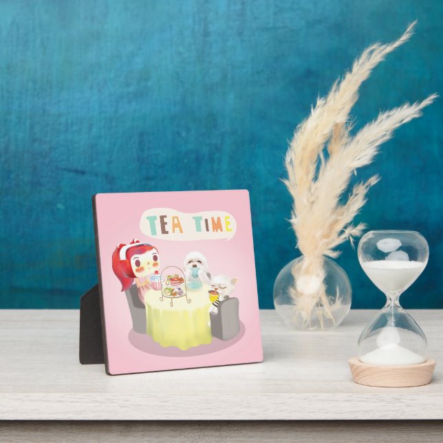 Plaque Photo Heure du thé (Insitu)