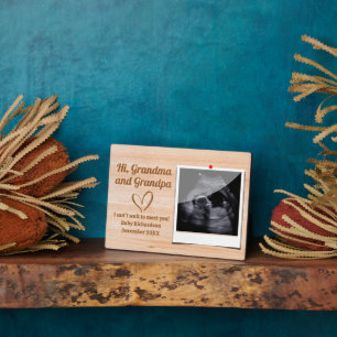Plaque Photo Hi Grand-mère et grand-père Photo Ultrasound Frame