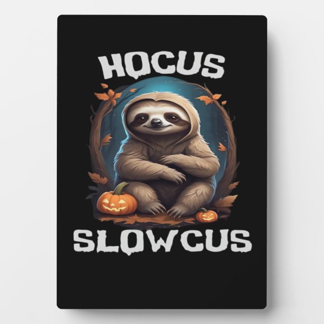 Plaque Photo Hocus Slowcus Amateurs de fentes Halloween tee tee (Devant)