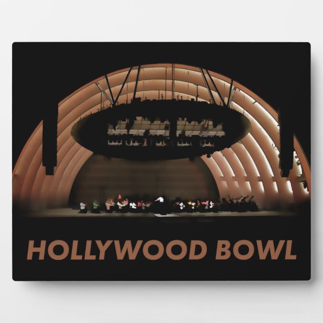 Plaque Photo Hollywood Bowl (Devant)