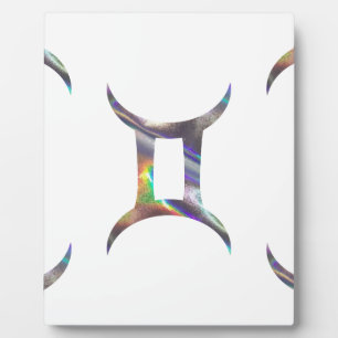 Plaque Photo hologramme Gemini