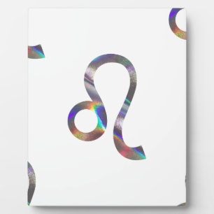 Plaque Photo hologramme Leo