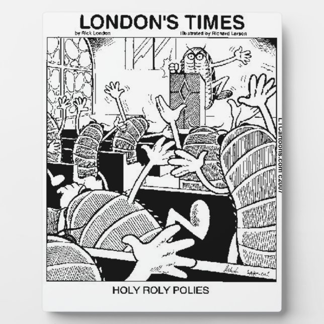 Plaque Photo Holy Roly Polies Funny (Devant)