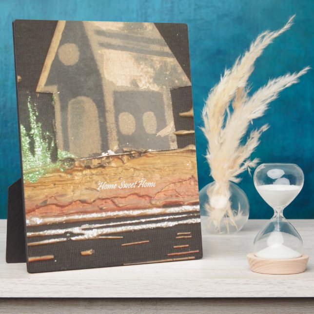 Plaque Photo Home Sweet Home Art Imprimer (Côté)
