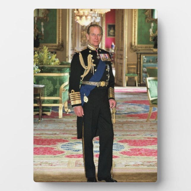 Plaque Photo Hommage au Prince Philip 1921-2021 (Devant)