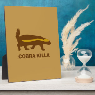 Plaque Photo Honey Badger Cobra Killa