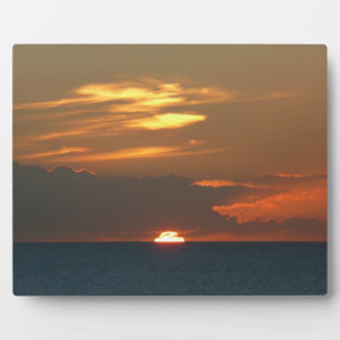 Plaque Photo Horizon Coucher de soleil Colorful Seascape Photog