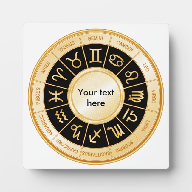 Plaque Photo Horoscope Mandala (Devant)