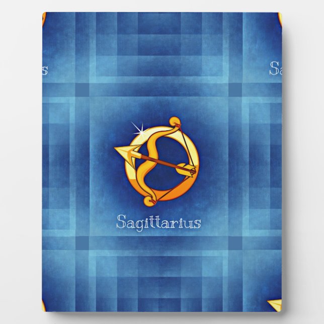 Plaque Photo horoscope sagittaire (Devant)