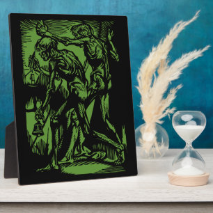 Plaque Photo Horreurs Déterrées de Mineurs Morts pour Halloween