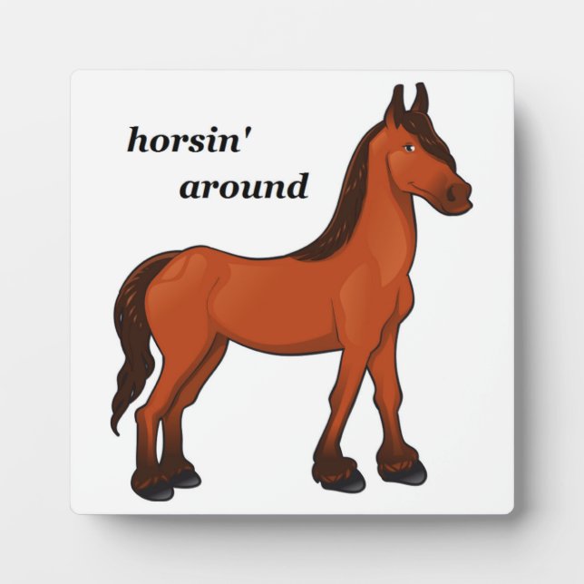 PLAQUE PHOTO HORSIN' AUTOUR (Devant)