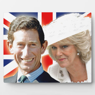 Plaque Photo HRH Prince Charles et HRH Duchess of Cornwall