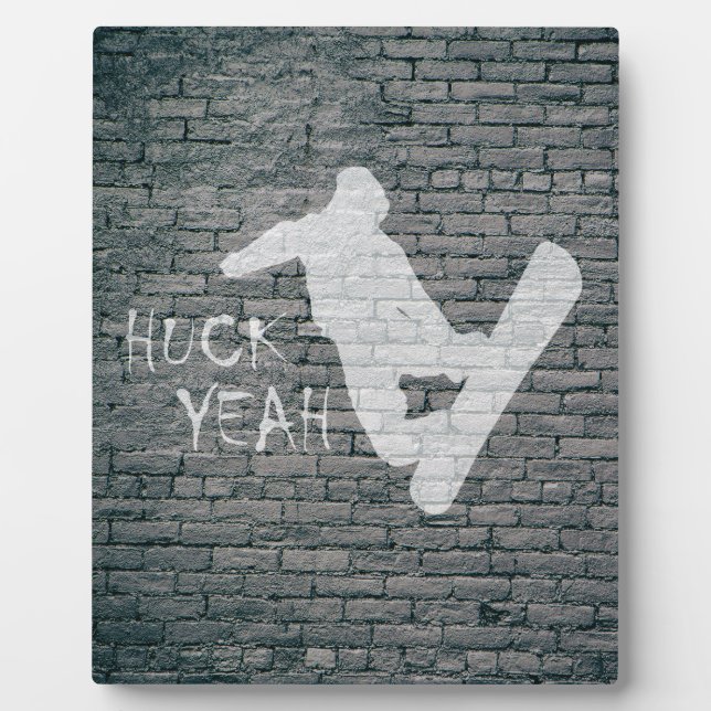 Plaque Photo Huck Yeah (Snowboard) (Devant)