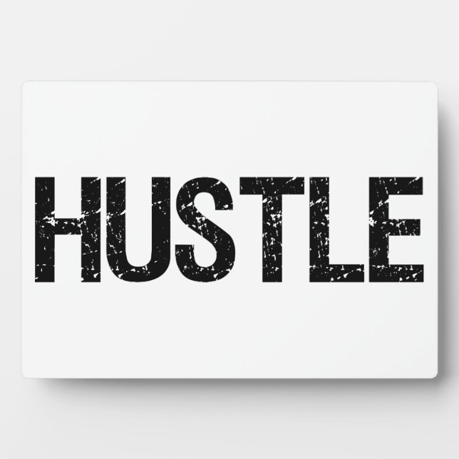 Plaque Photo Hustle (Devant)