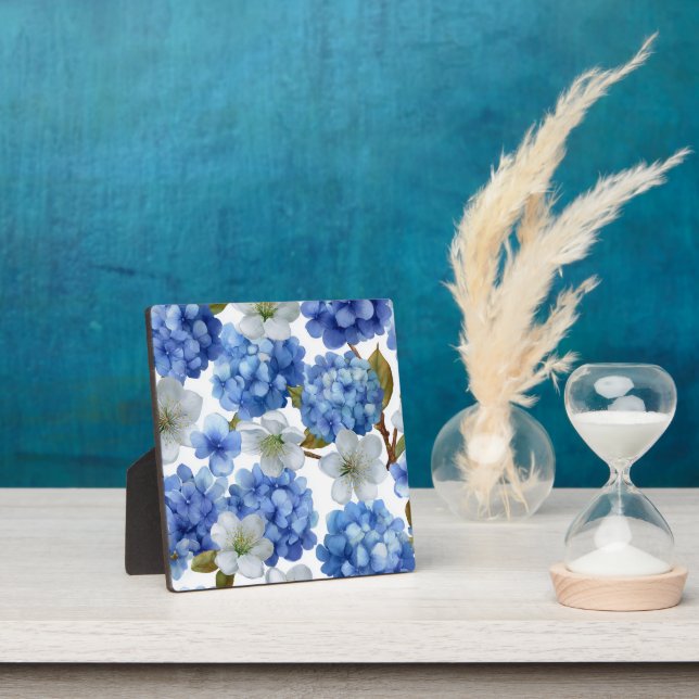 Plaque Photo Hydrangea et fleur de cerisiers (Insitu)