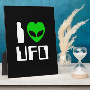 Plaque Photo I Alien Heart UFO