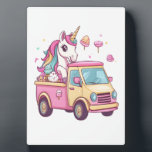 Plaque Photo Ice Cream Truck Unicorn (1)<br><div class="desc">Ice Cream Truck Unicorn (1)</div>