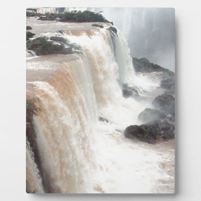 Plaque Photo iguazu tombe au Brésil (Devant)