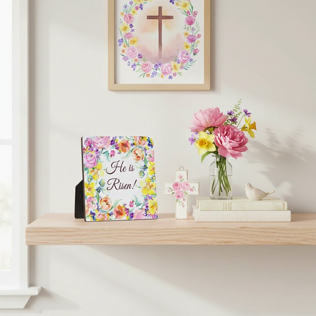 Plaque Photo Il est ressuscité !     (Créateur téléchargé)