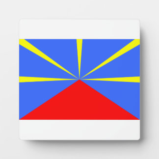 Plaque Photo Ile Réunion 974 Reunion Island Drapeau Maveli