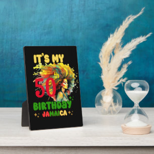 Plaque Photo Ile Vibes Jamaïque Anniversaire Groupe de Filles C