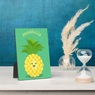 Plaque Photo Illustration d'ananas mignon