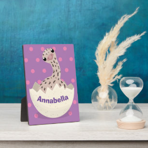 Plaque Photo Illustration d'autruche pour bébé à couver mignon
