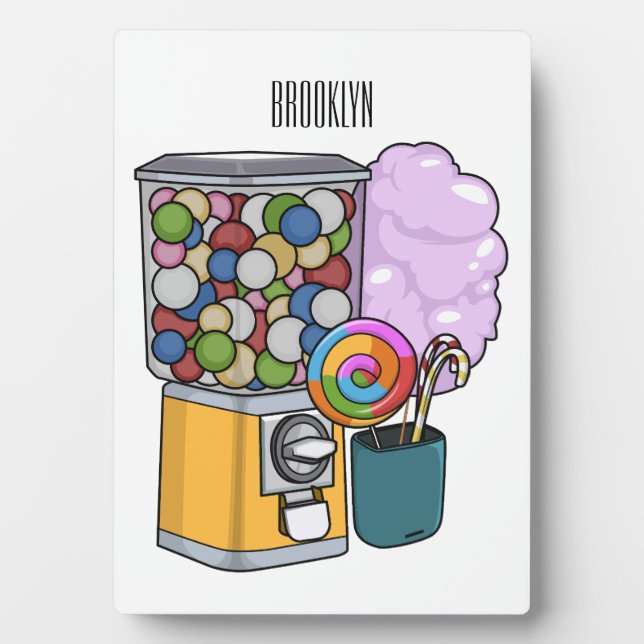 Plaque Photo Illustration de dessin de bonbon
