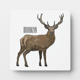 Plaque Photo Illustration de dessin sur le cerf