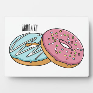 Plaque Photo Illustration de Donut