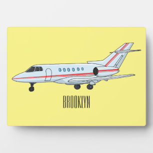 Plaque Photo Illustration de jet privé