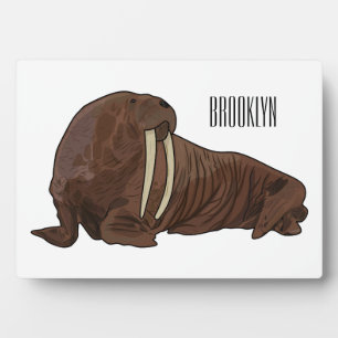 Plaque Photo Illustration de Walrus