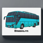 Plaque Photo Illustration d'un autobus à passagers moderne<br><div class="desc">Tous à bord du bus passager ! Rejoignez le voyage dans un style amusant de dessin animé.</div>