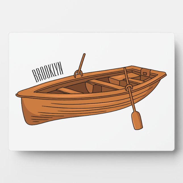 Plaque Photo Illustration d'un bateau à roues (Devant)