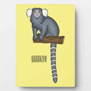 Plaque Photo Illustration marmoset commune