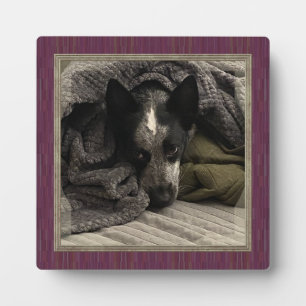 Plaque Photo Image debout avec cadre en bois Faux HAMbWG