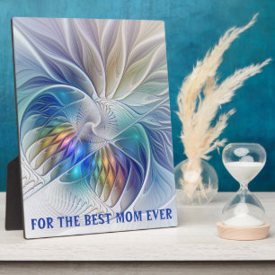 Plaque Photo Imaginaire floral, Fleur fractale Abstraite Meille