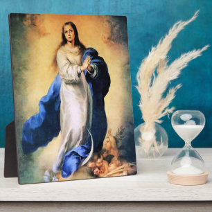 Plaque Photo Immaculée Conception Gold