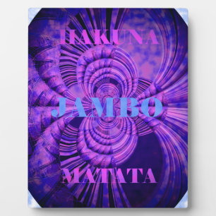 Plaque Photo Impression d'art Cosmic Hakuna