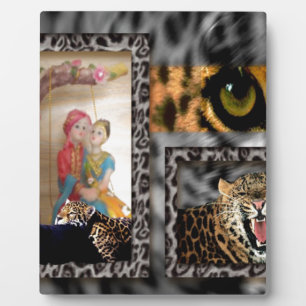 Plaque Photo Impression Tiger & Couple Art