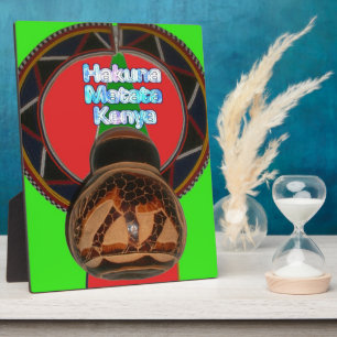 Plaque Photo Imprimer Hakuna Matata Kenya Art