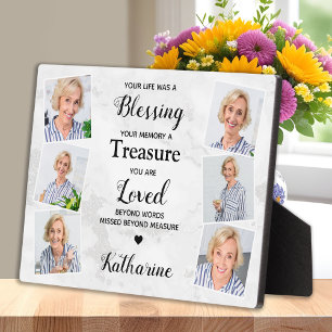 Plaque Photo In Love Memory 6 Photo Sympathy Memorial