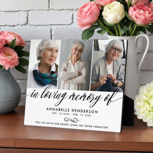 Plaque Photo In Love Memory Of Memorial Photo Collage