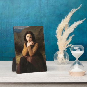 Plaque Photo Innocence de la jeunesse, Bouguereau