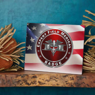 Plaque Photo Insigne Médicale de champ expert (EFMB)