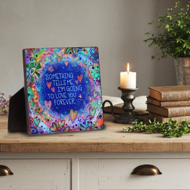 Plaque Photo Inspirational Love you Forever Citer Inspirivity (Créateur téléchargé)