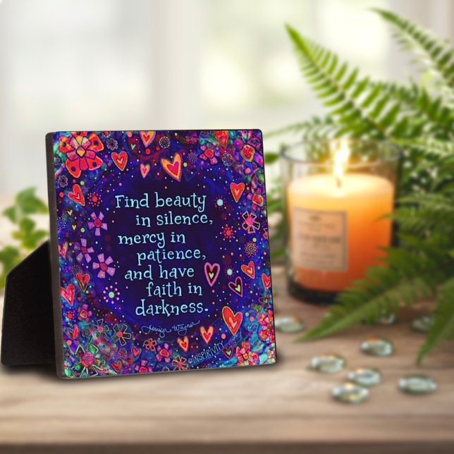 Plaque Photo Inspirationnel Avoir foi Citation Inspiritisme (Créateur téléchargé)