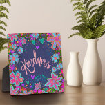 Plaque Photo Inspirationnelle Jolie Bleue Douceur Inspiribilité<br><div class="desc">Inspirationnelle Plaque à l'Eau tendance - jolie, fantaisie et élégante oeuvre d'art créée pour inspirer et élever. Un joli design floral coloré ajoute quelques touches positives à votre quotidien. Ces plaques amusantes de chevalet font de grands cadeaux inspirants pour la famille, les amis, les collègues, les enseignants, etc... Des plaques...</div>