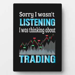 Plaque Photo Investisseur Je Pensais À Trader