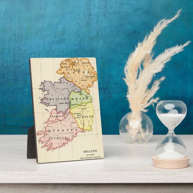 Plaque Photo Ireland Map (Côté)